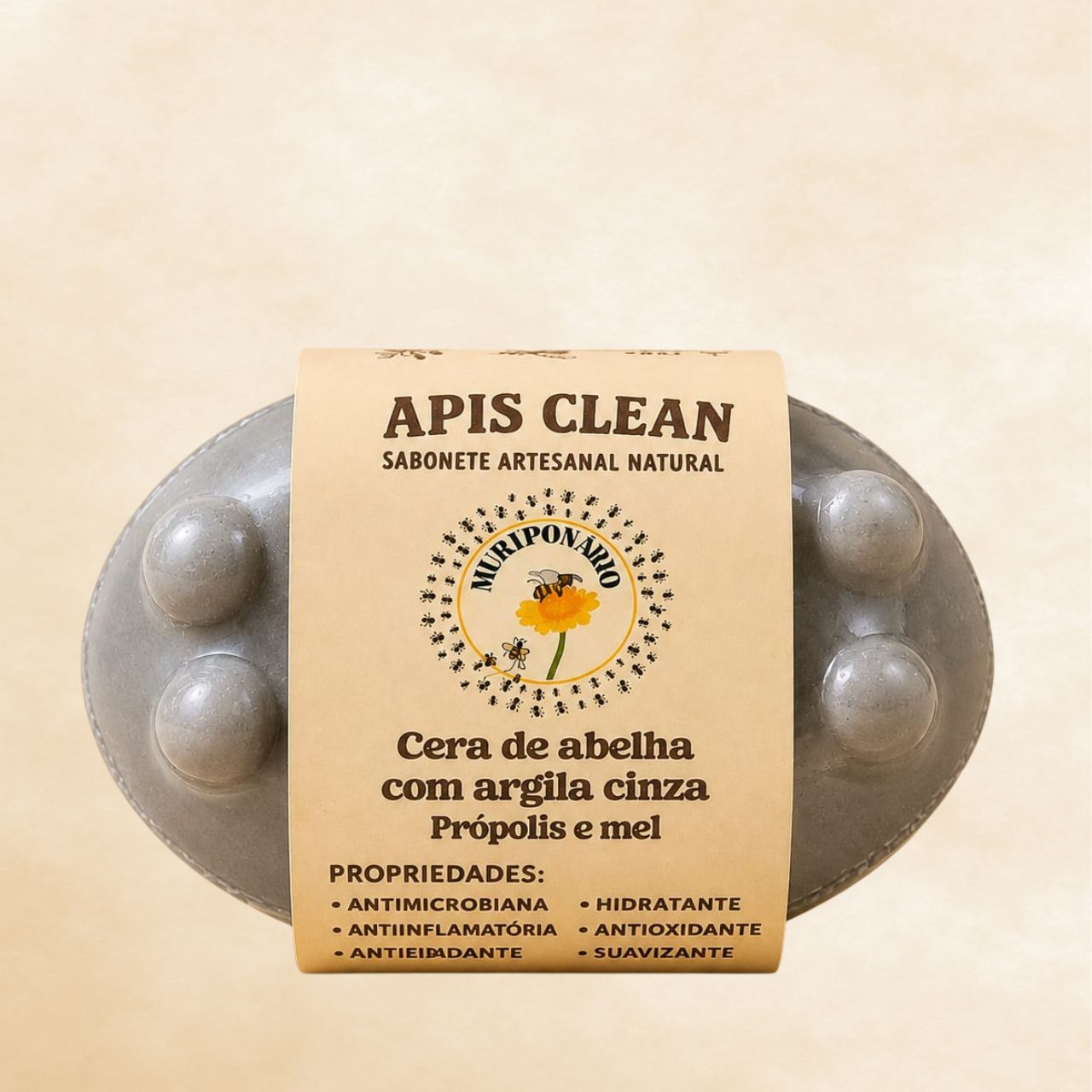 Apis Clean - variação Argila Cinza