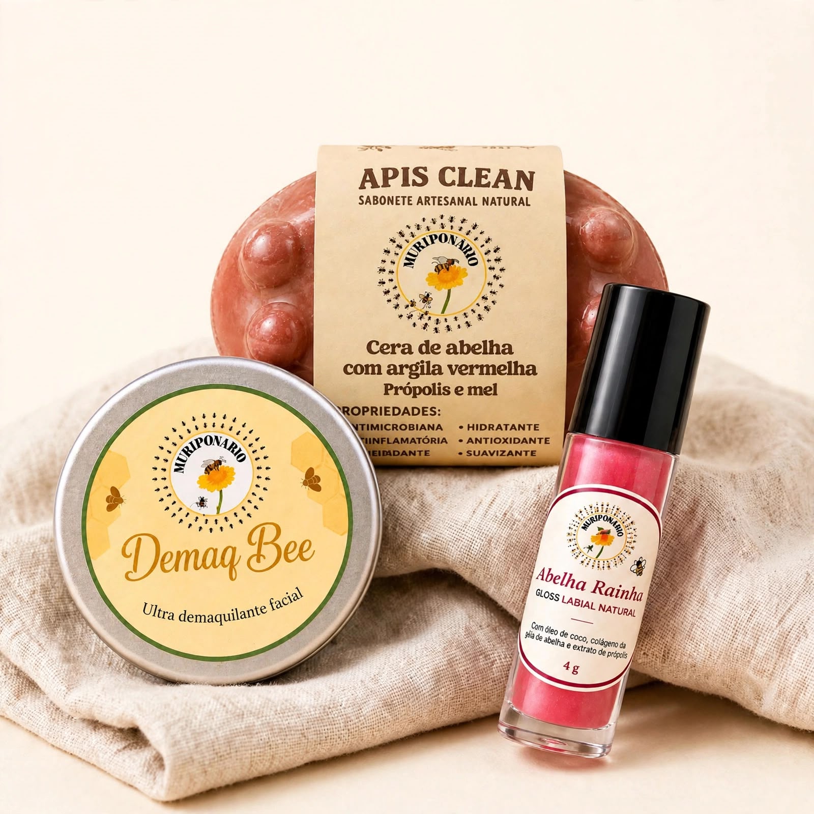 Produtos da linha Beleza e Autocuidado Muryponário