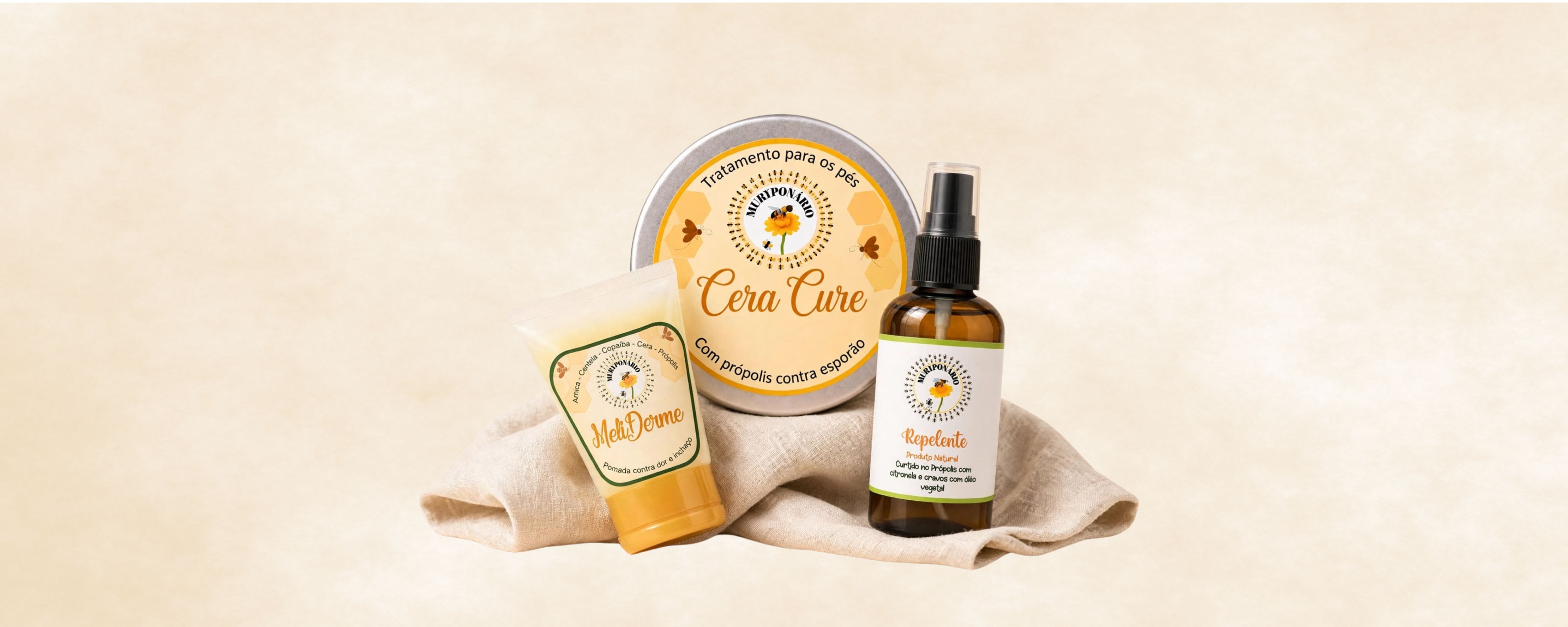 Produtos da linha Cuidados Especiais Muryponário