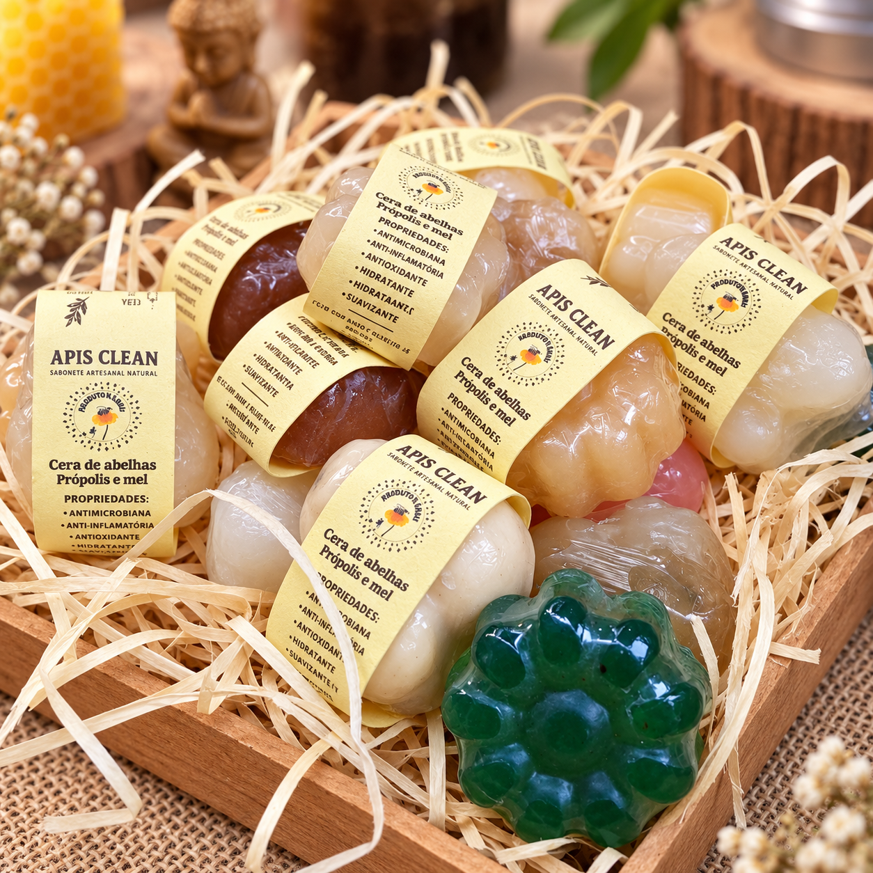 Mini sabonetes artesanais para hotéis e pousadas